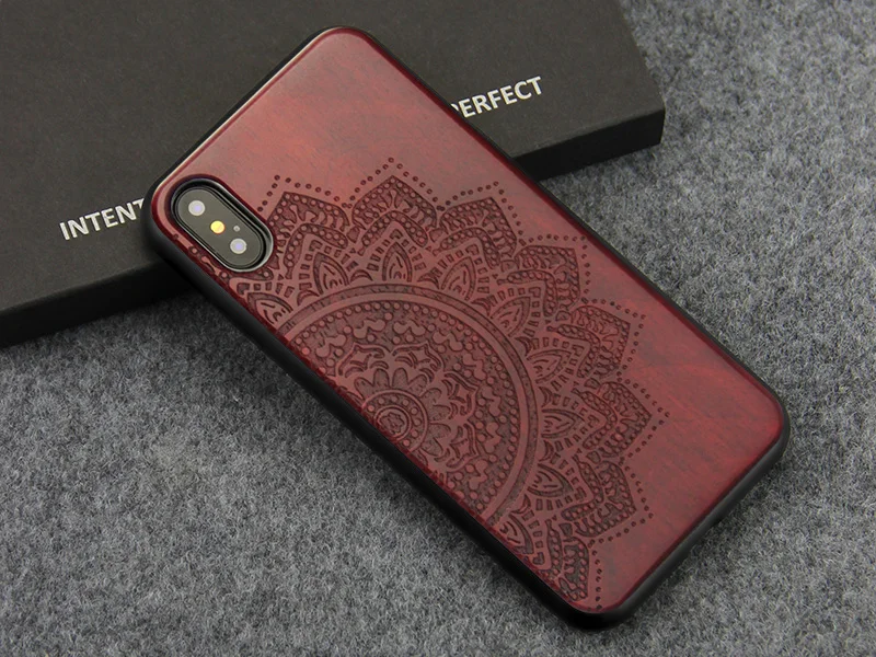 Для iPhone X XS XR чехол с гравировкой по натуральному дереву ударопрочный жесткий чехол на заднюю панель для Apple iPhone XS Max чехол для телефона s
