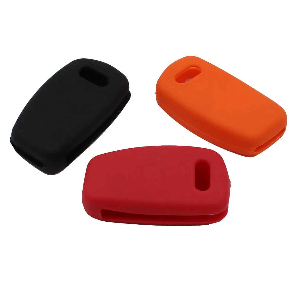 Новый 3 кнопочный силиконовый раскладной чехол для ключей держатель смарт Audi A3 A4