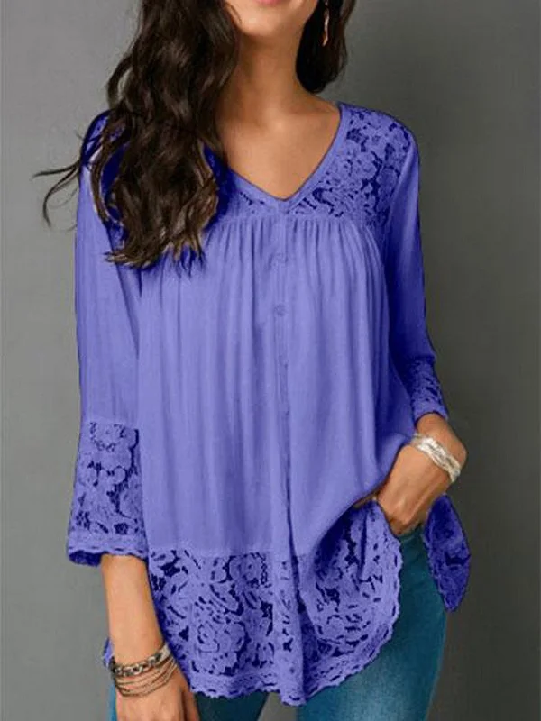 Женская футболка с треугольным вырезом осенне Весенняя большого размера 4XL