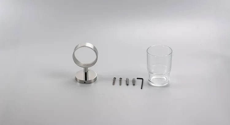 DOCNACHT stainless steel mouthwash cup holder glass set toothbrush bathroom toilet pendant single |