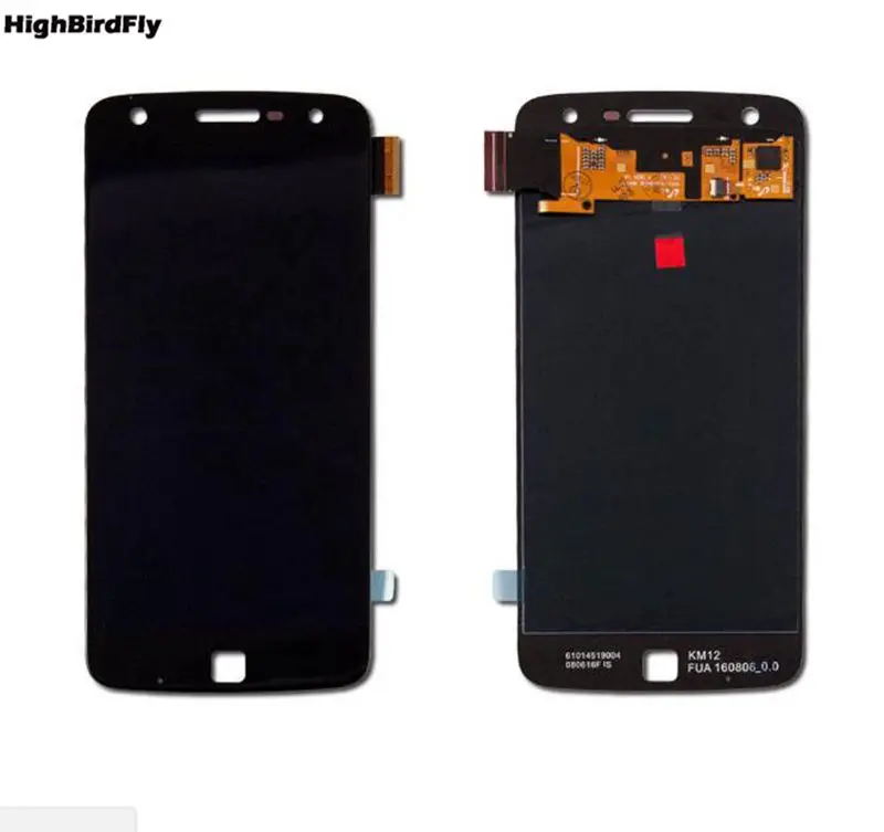 ЖК дисплей 5 дюйма для Motorola Moto Z Play Xt1635 XT1635 02 01 с сенсорным стеклом и дигитайзером в