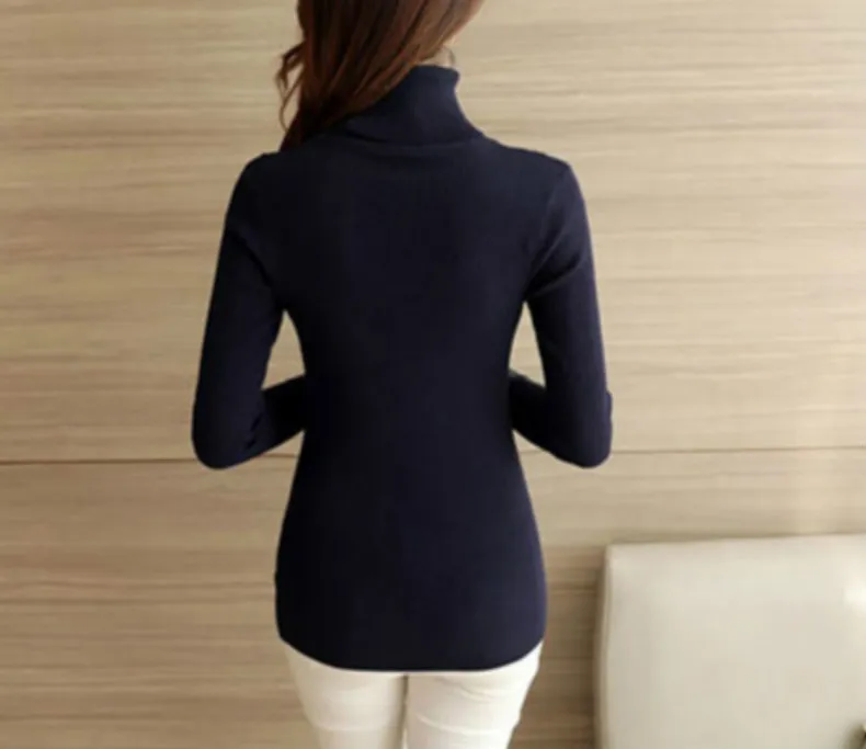 Женский трикотажный свитер LYFZOUS однотонный пуловер с вышивкой и кружевом