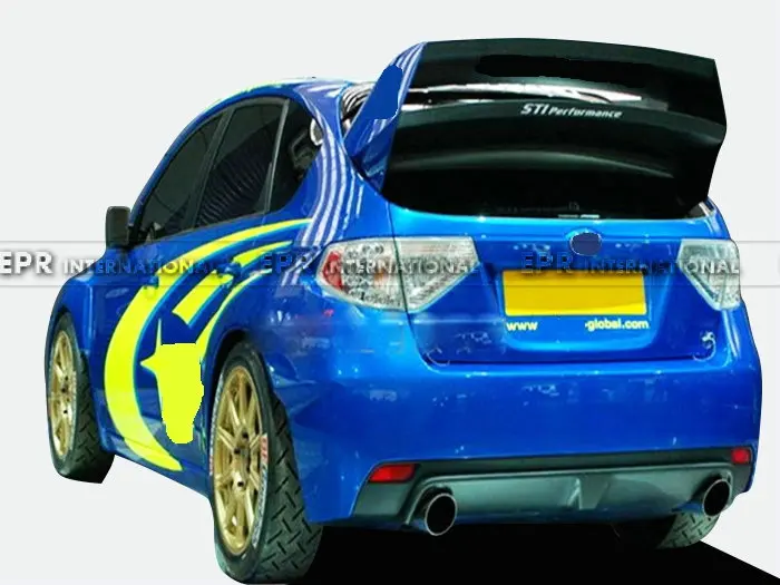 Автомобильный Стайлинг для Impreza GRB с двойным лезвием углеродное волокно задний
