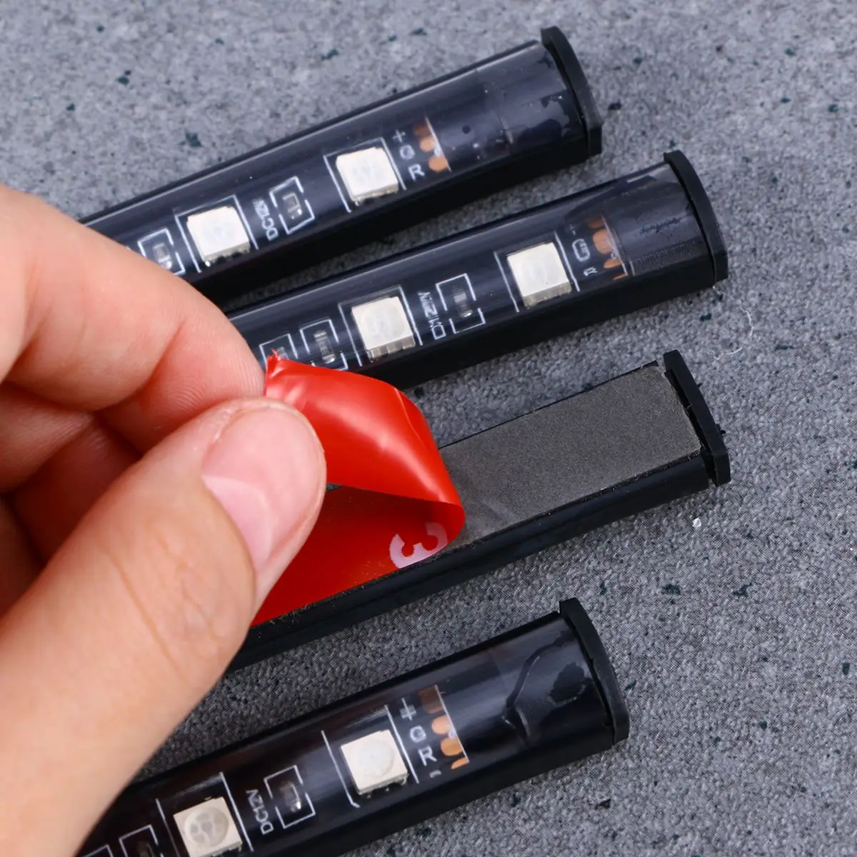 Автомобильный светодиодный ленточный светильник 12 LED DC музыкальный