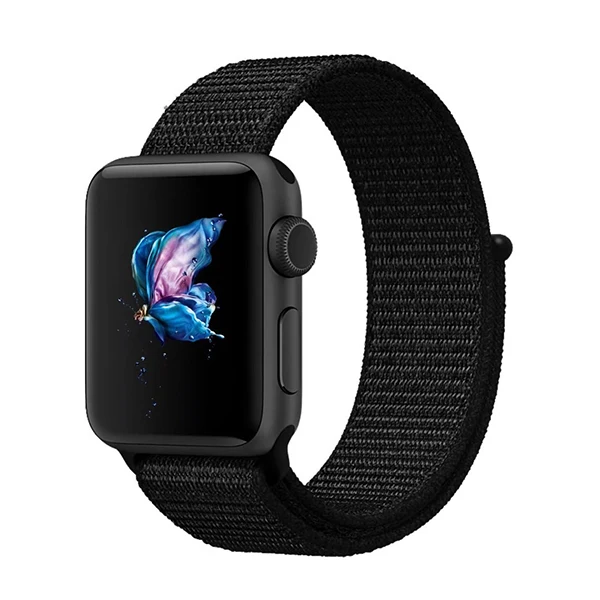 Тканый нейлоновый ремешок для iWatch Apple Watch 38 мм 40 мм 42 мм 44 мм серия 4 3 2 1 спортивный ремешок браслет