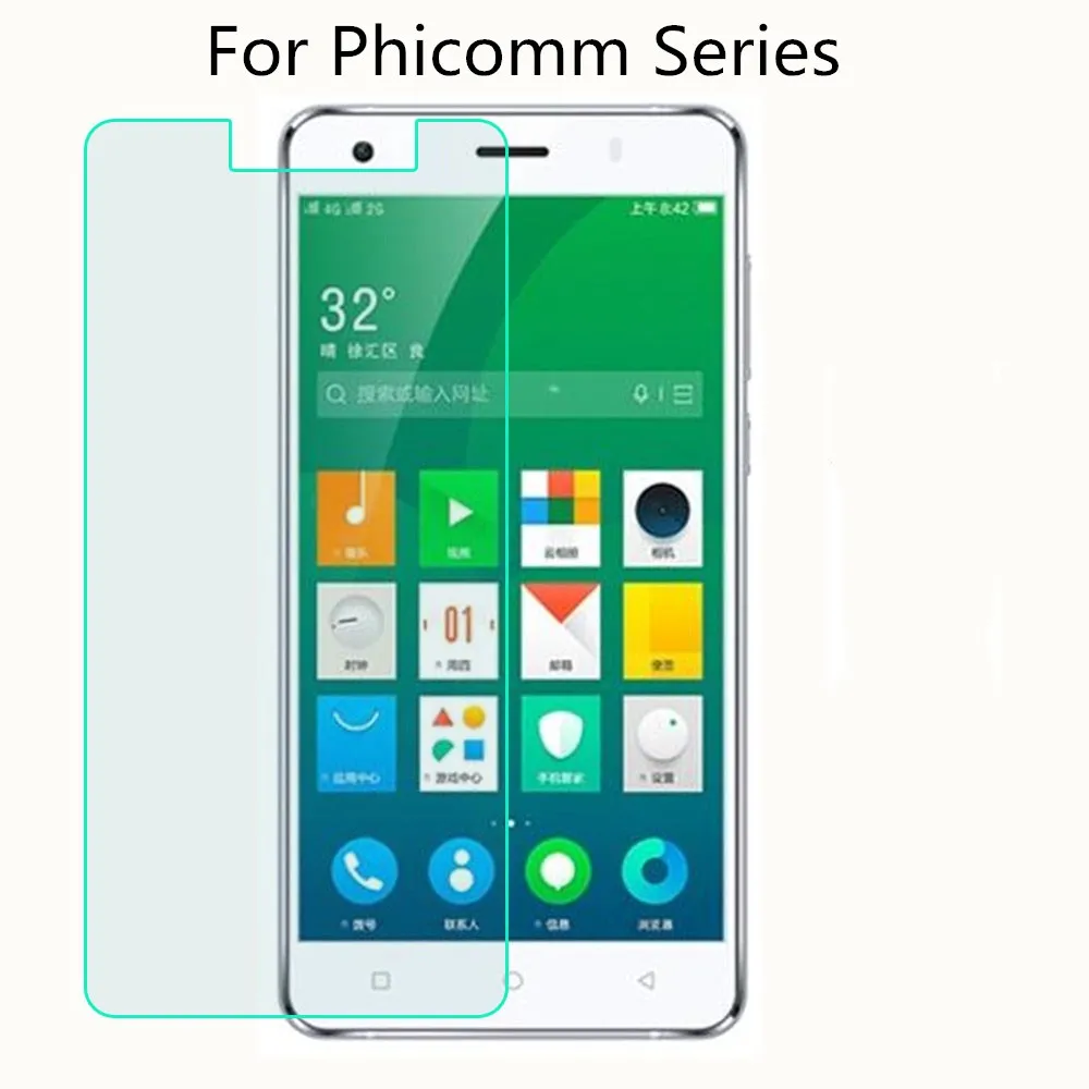 9H 2.5D Закаленное стекло для Phicomm Energy 4S 6Plus (C1230L) 6S (C1530L) 2 Clue 630 653 Защитная пленка