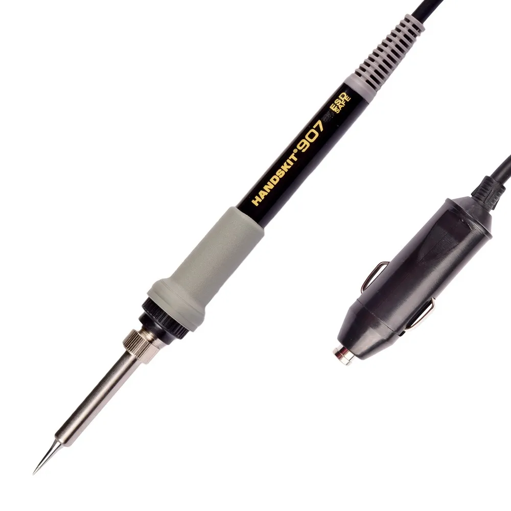 Handskit DC12V/35 Вт автомобильный аккумулятор низкого напряжения Электрический паяльник головка клип портативный паяльник Инструменты для ремонта автомобиля - Цвет: as picture