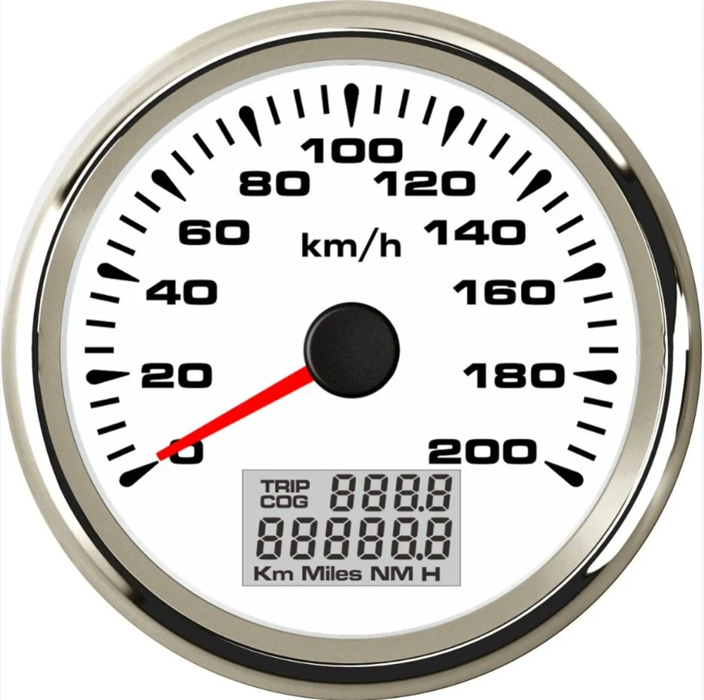 Автомобильные GPS одометры скорости 85 мм 1 шт. измерители Cog 0 200 км/ч