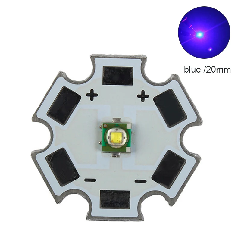 XM-L2 10 Вт высокой мощности светодиодный чип флэш-светильник лампа чип высокой яркости- M25 - Испускаемый цвет: 7