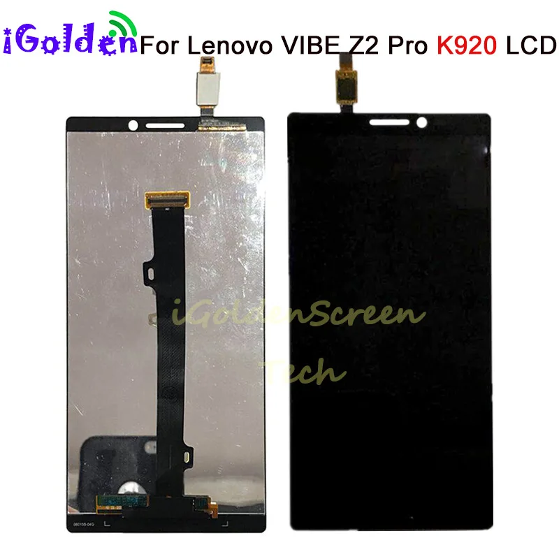 Дисплейный модуль для Lenovo Vibe Z2 Pro K920 6 0 дюйма с рамкой | Мобильные телефоны и