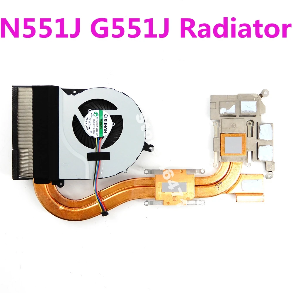 N551JM радиатор для ASUS N551 G551JM G551JW G551JX N551JK N551JX охлаждающий вентилятор