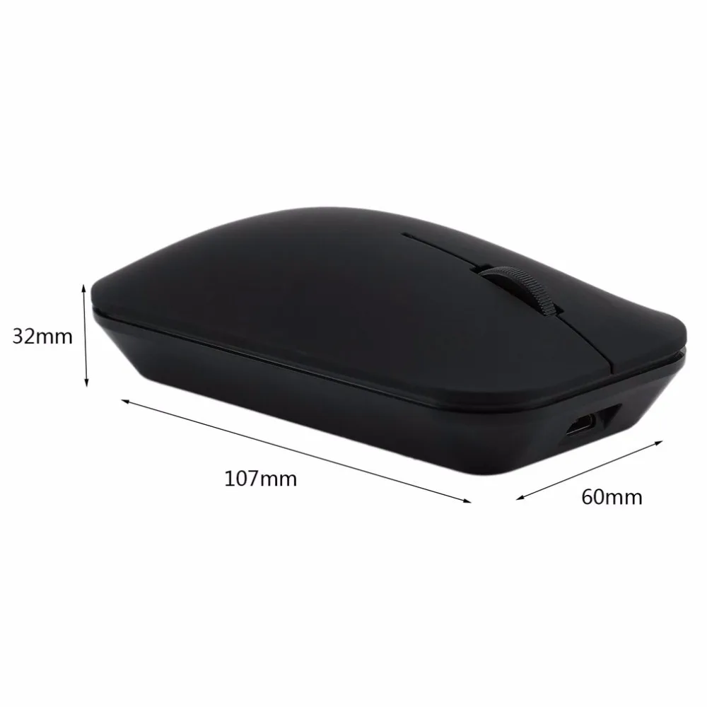 Ультра тонкий Bluetooth 3,0 Беспроводная перезаряжаемая мышь VMW-181 для Windows 7/8. 0/8. 1/10/для vista, для Android для Mac os