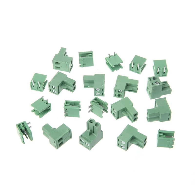 10 комплектов 2Pin прямоугольный клеммный блок 300V 10A 5 08 мм Шаг коннектор PCB|pcb connector|pcb