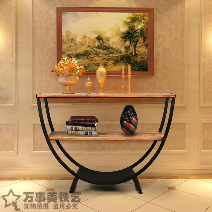 Стол из массива дерева в европейском стиле. Крыльцо крыльцо ковчег. Украшение для