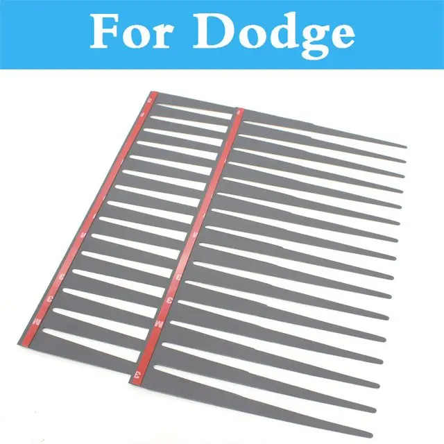 Car Styling Black Eyelashes Vehicle Headlight Decorative Sticker For Dodge Challenger Charger Avenger Caliber | Автомобили и