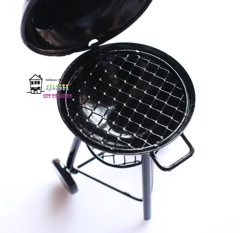 1:12 Кукольный домик миниатюрные куклы аксессуары металлический черный круг