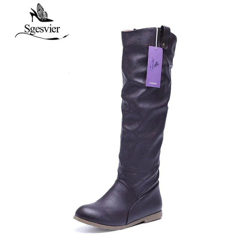 Женские высокие сапоги на танкетке размеры 34 43|knee high boots|knee fashion bootshigh boots |