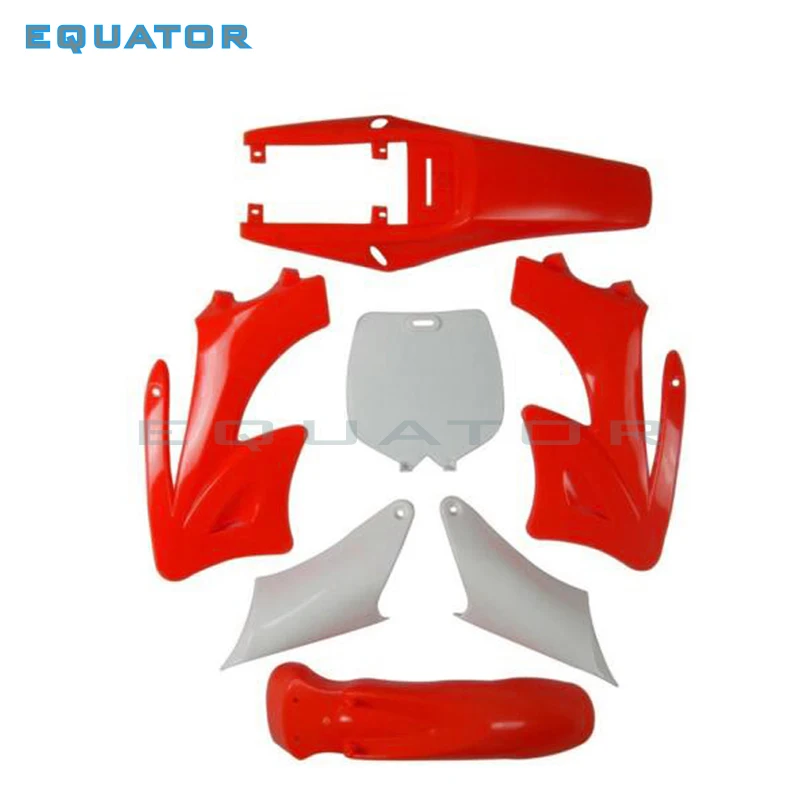 

motorcycle parts Plastic Fender Set For Chinese Mini Bike 2 Stroke 47cc 49cc Apollo Orion Mini Dirt Bikes Racing Motocross