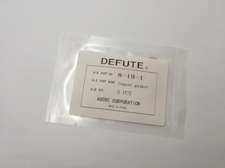 Уплотнительные прокладки из чистой меди в сборе с общей топливной магистралью