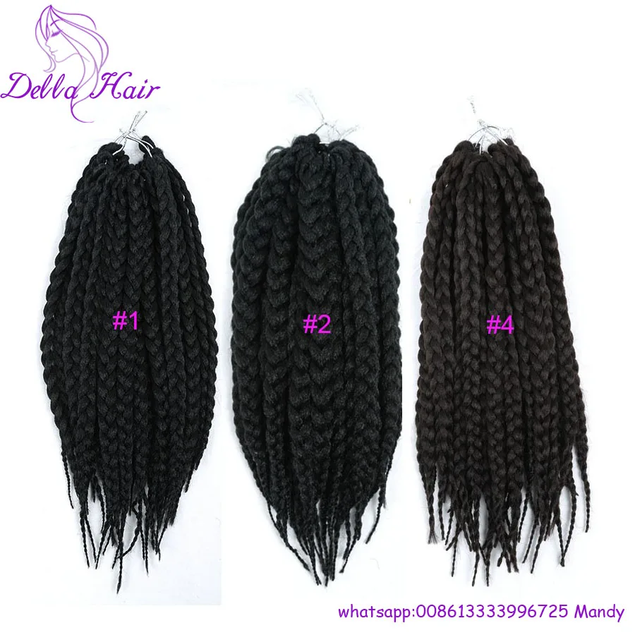 12 &quotГавана мамбо твист крючком кос наращивание волос синтетические оплетки jumbo