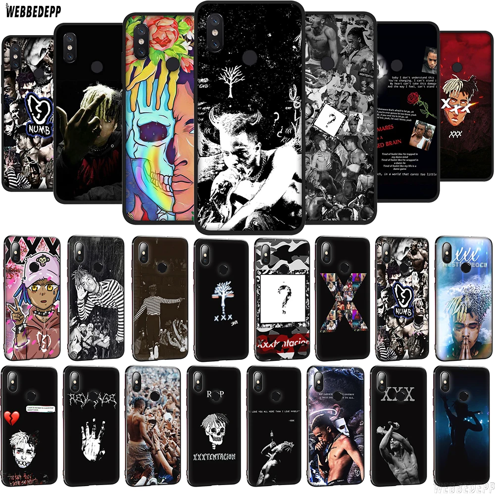 WEBBEDEPP XXXTentacion ТПУ чехол для телефона Xiaomi Mi 8 A2 Lite A1 9 SE Mix 2s Max 3 POCOPHONE F1 мягкий