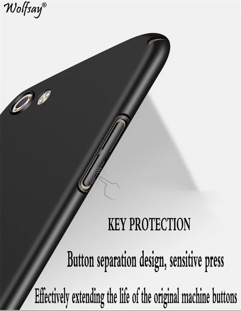 Wolfsay для крышки OPPO F3 чехол ультра тонкий PC Броня Жесткий задний Чехол телефона 5