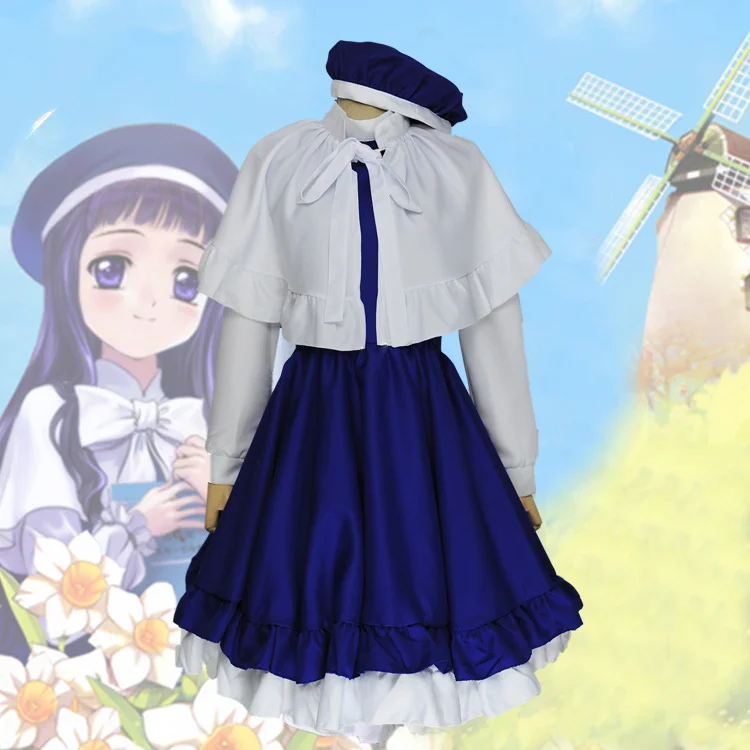 

Card Captor Sakura Tomoyo Daidoji Cosplay Costumes Singers Dress Card captor Fancy Party Uniform for Halloween
