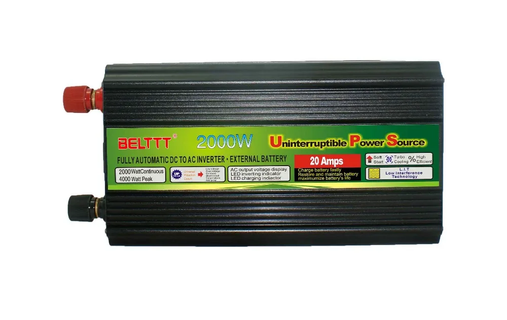 Бесплатная доставка стоимость 12 В постоянного тока в 220 переменного 2000 Вт 4000