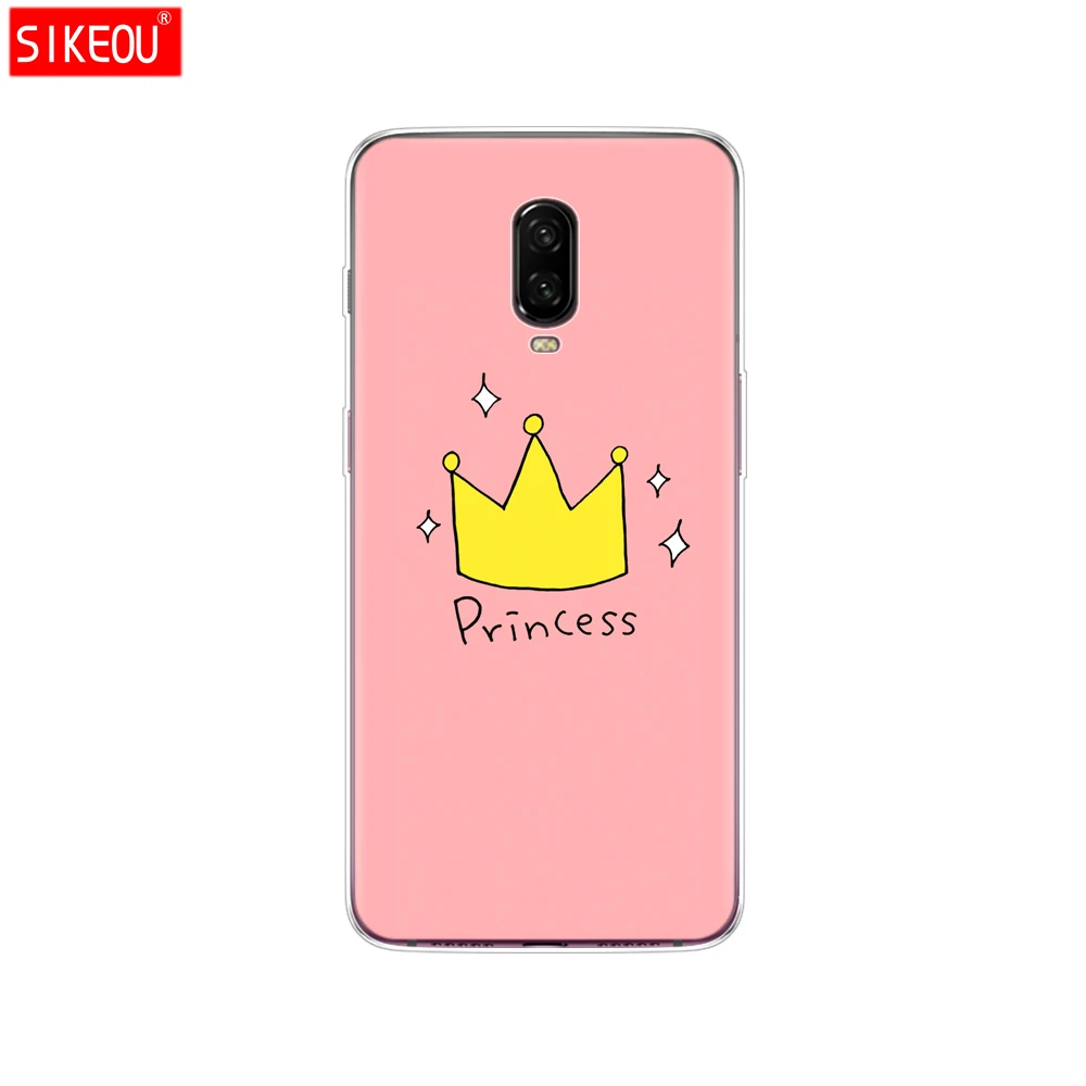 12074 Силиконовый чехол для oneplus 6 t, чехол, Coque для one plus 6 T, чехол etui, чехол для oneplus 6 t, силиконовый чехол с котом и цветами - Цвет: 12074