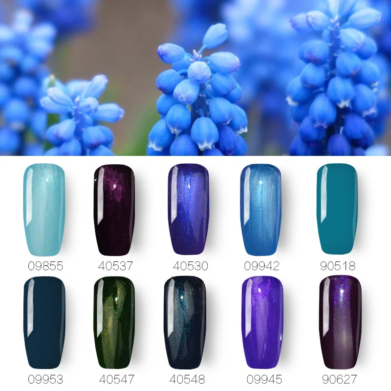 УФ светодиодный Гель лак для ногтей 10 шт. полуперманентное верхнее покрытие