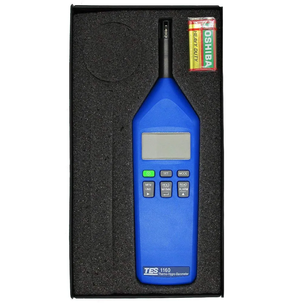 TES-1160 Thermo / Hygro барометр влажность температура точка росы и считывание температуры