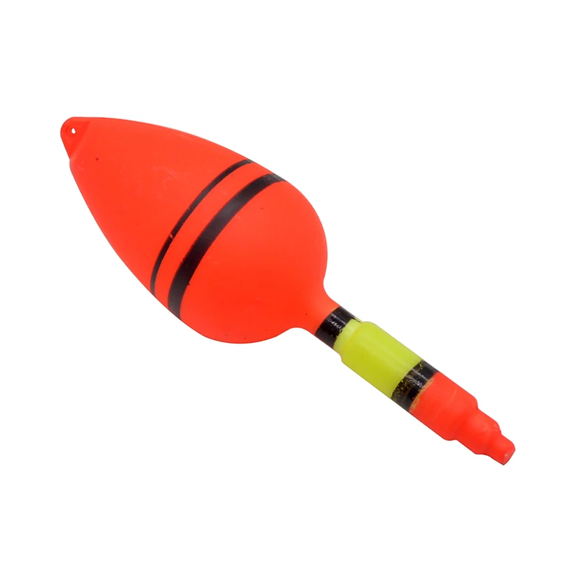 Plastic Fishing Floats 2pcs/lot Red Hard Sea Float Bobber Vertical Buoy For Bighead Carp Rig Test 20-50g |