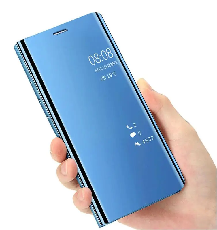 Роскошный зеркальный чехол для OPPO R11 F7 A83 A71 A37 F5 A73 Find X A5 A3S F9 A59 F1S кожаный откидной чехол с подставкой
