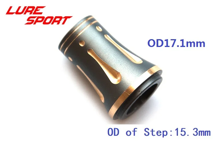 Luresport 4 шт для передней панели Алюминий кепки форма капелек катушкодержатель части 2 цвета материал для сборки удочки компонент ремонтный стержень аксессуары для ручной работы
