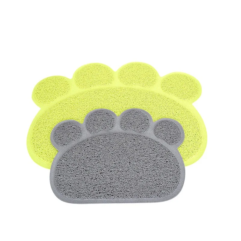 ПВХ коврик для кошачьих туалетов Противоскользящий с изображением котят ног