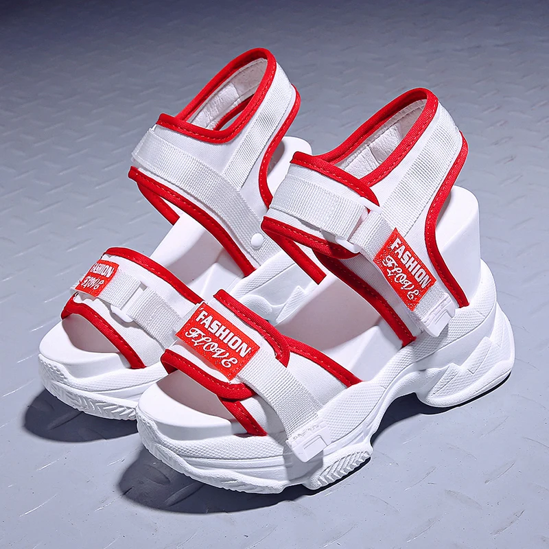 Летние женские сандалии-гладиаторы повседневные спортивные кроссовки