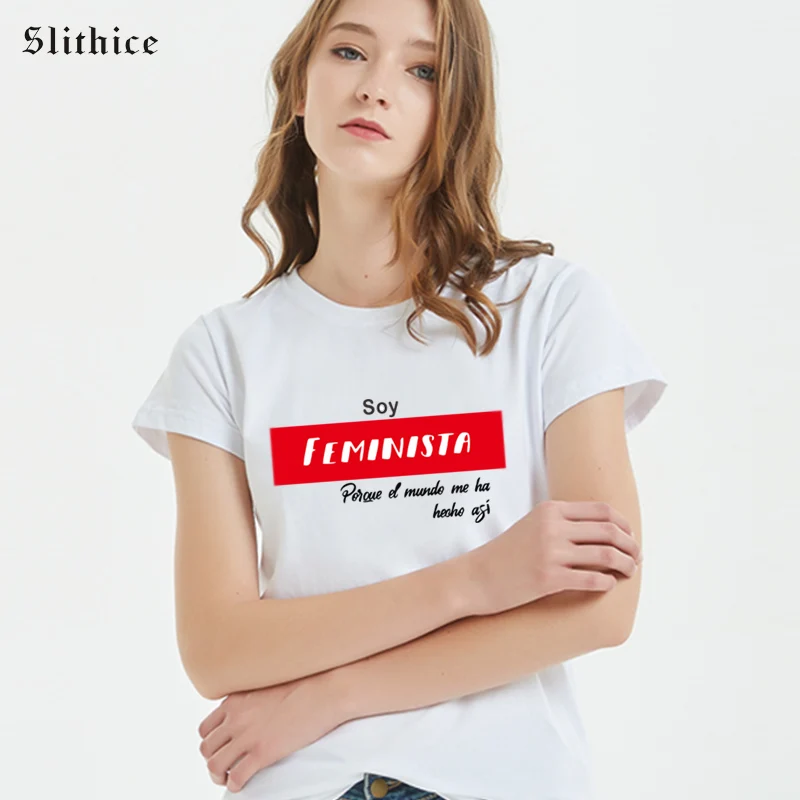 Модные женские футболки Slithice Повседневная летняя футболка черная белая женская