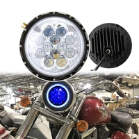 free 1pc 7inch led headlight 60w car accessories headlights field 4x4 daytime running lights for motorcycle projector lada niva