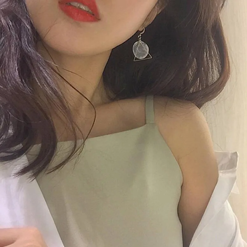 Новинка 2020 ювелирные изделия натуральный корпус кольцо серьги треугольник