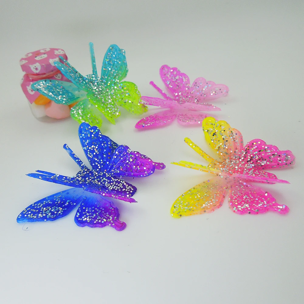 Очаровательные бабочка с блестками цвет золотистый не выцветает и &quotсделай