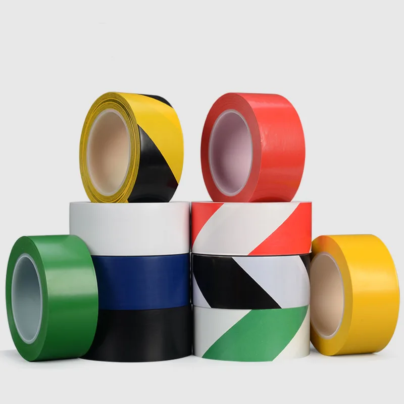 Предупреждение изоляционная лента ориентир Зебра пересечение земли ПВХ