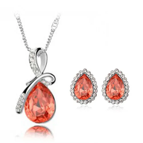 Оптовая продажа новинка 2014 Весенняя коллекция ювелирные наборы с кристаллами