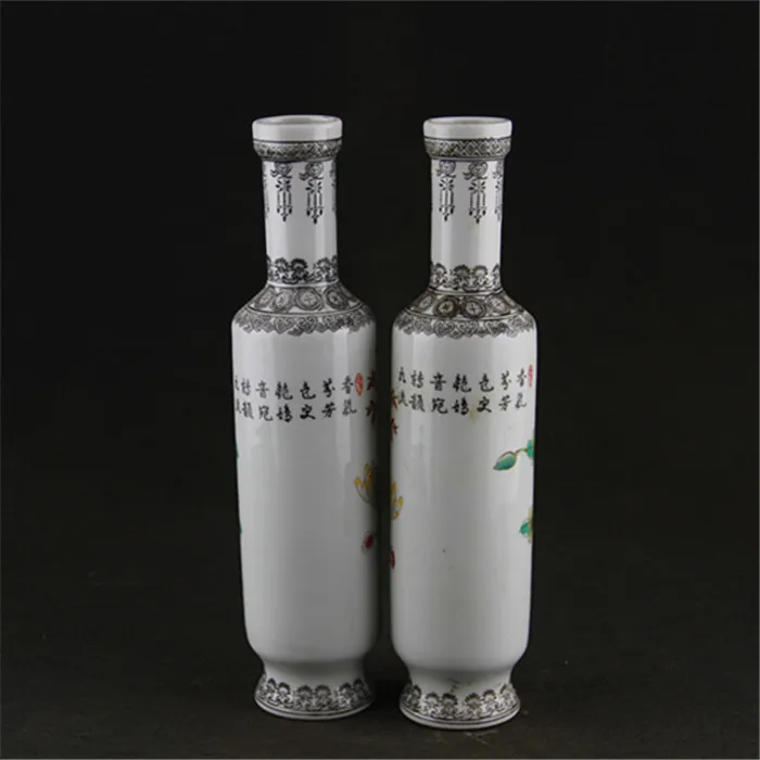 Jen Ren Tang Jingdezhen handpianted antique porcelain vases(paired price) ornaments | Дом и сад
