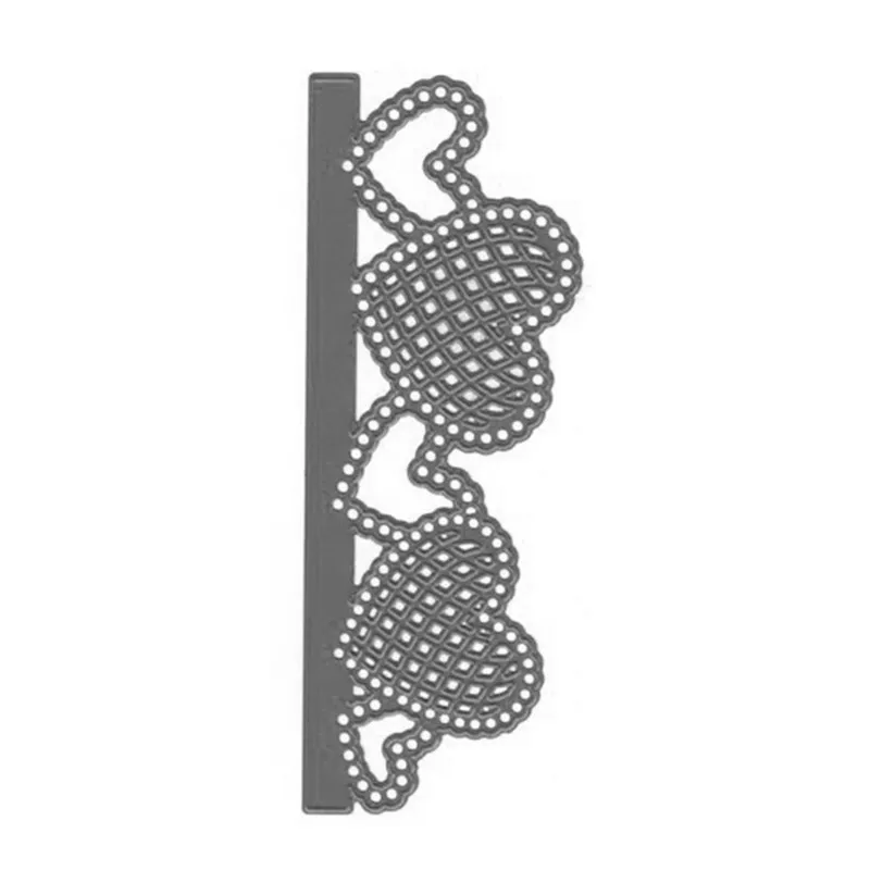 YaMinSanNiO 1 Pcs/lot Heart Border Metal Cutting Dies Scrapbooking Card Making DIY Embossing Cuts Craft Holes Stencils | Дом и сад