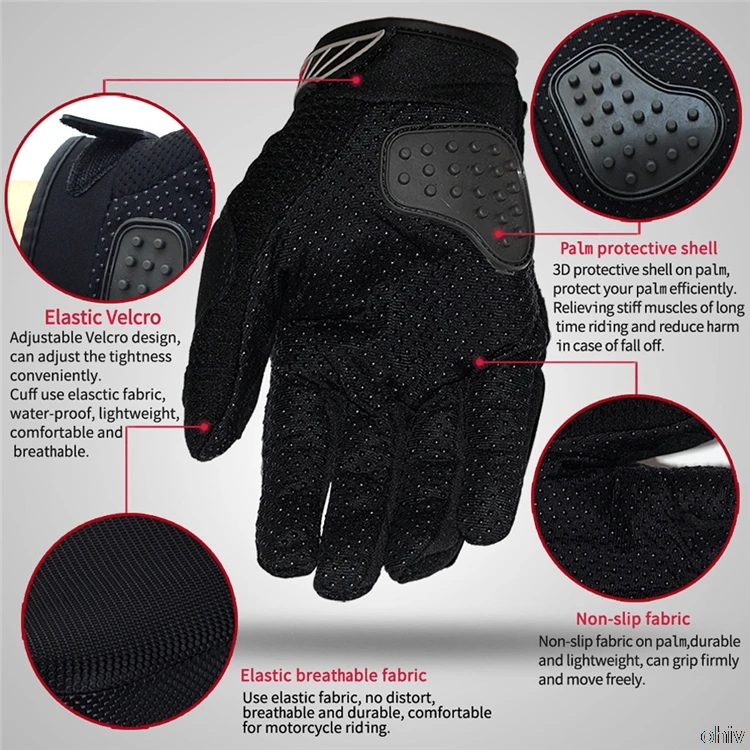 WOSAWE moto rcycle перчатки полный палец moto крест перчатки Luvas Guantes перчатки moto queiro Guantes moto cicleta Luvas de moto
