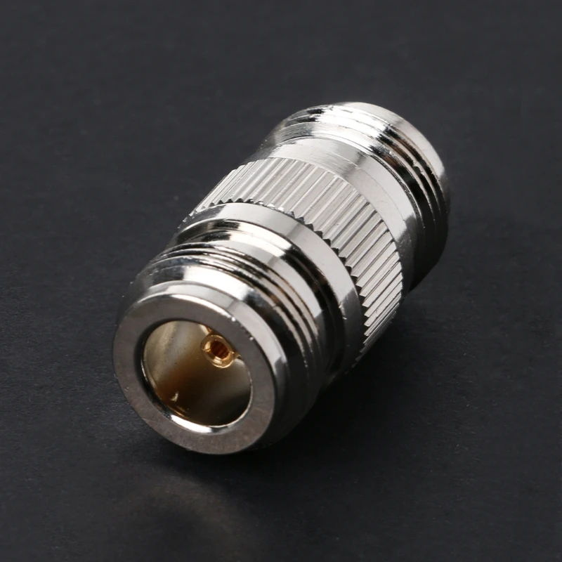 N Type двойной Женский переходник для гнезда миниджек RF WiFi антенный коаксиальный
