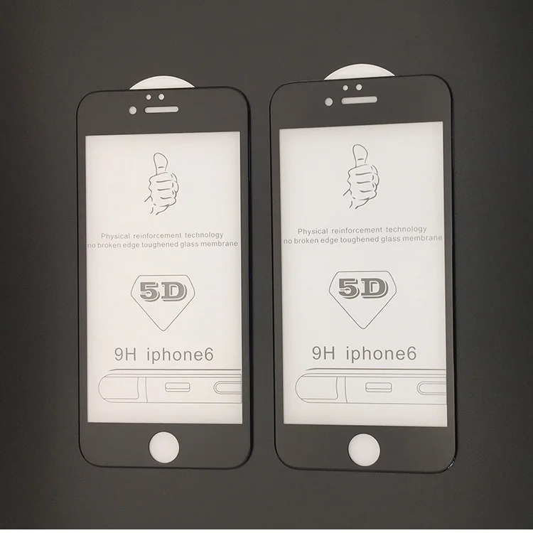5D изогнутый экран протектор для iPhone 7 6 Plus Edge полное покрытие пленка 6S Закаленное