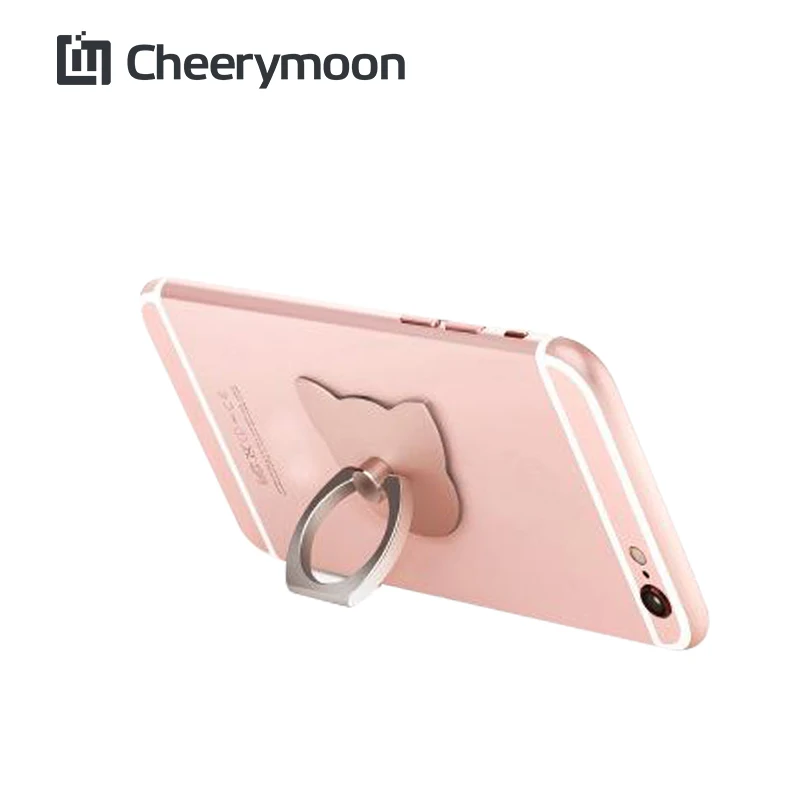 CHEERYMOON голова кошки серия 360 градусов кольцо на палец держатель смартфона для iPhone