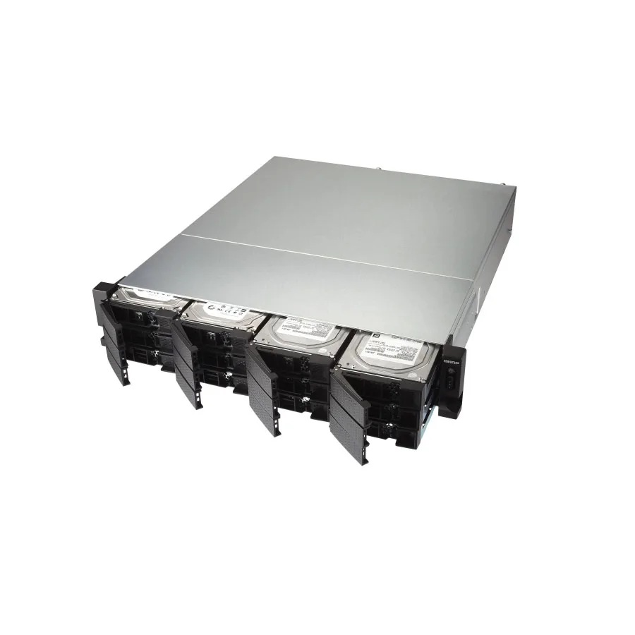 QNAP TS-1232XU 12-отсечный дисковый nas SATA расширения 4 Гб памяти 3 года гарантии |