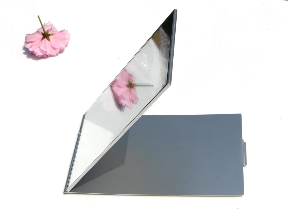 Прямоугольный компактное зеркало сумочка складное 15 см х 10 1X/лот|compact mirror|mirror